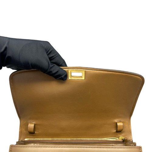 Celine Medium Classic Box Smooth Calfskin Brown
