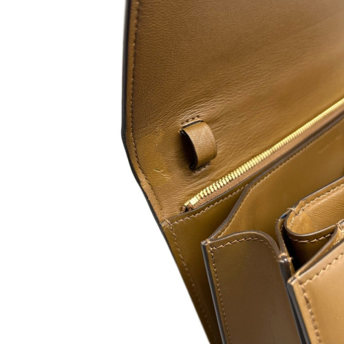 Celine Medium Classic Box Smooth Calfskin Brown