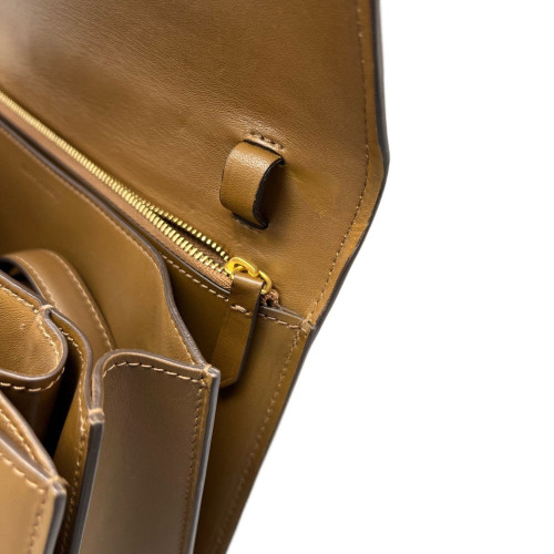 Celine Medium Classic Box Smooth Calfskin Brown