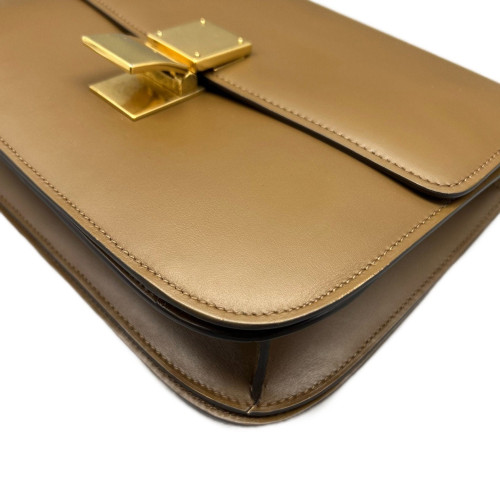 Celine Medium Classic Box Smooth Calfskin Brown