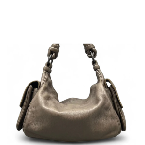 Bottega Veneta Hobo Calfskin Grey