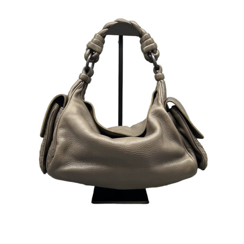 Bottega Veneta Hobo Calfskin Grey