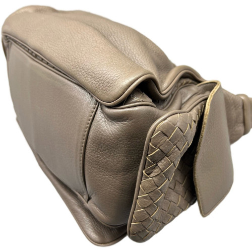 Bottega Veneta Hobo Calfskin Grey