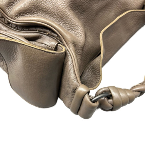 Bottega Veneta Hobo Calfskin Grey