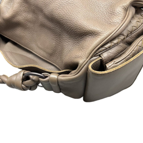 Bottega Veneta Hobo Calfskin Grey