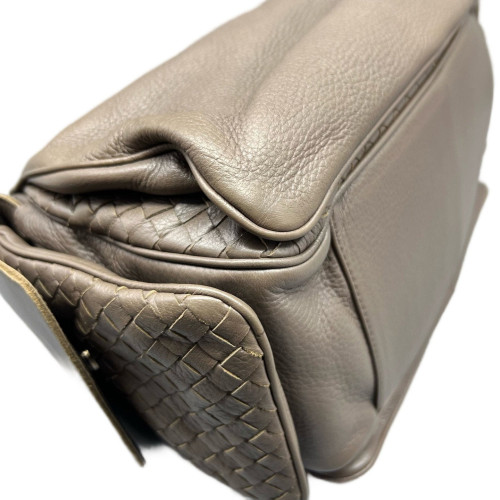 Bottega Veneta Hobo Calfskin Grey