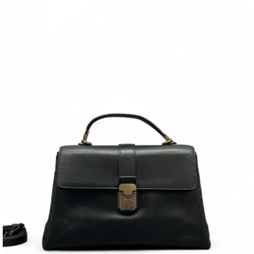 Bottega Veneta Medium Piazza Bag Nappa Black