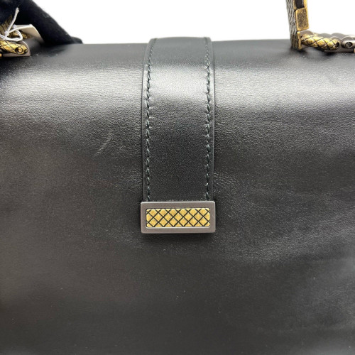 Bottega Veneta Medium Piazza Bag Nappa Black