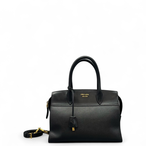 Prada Medium Esplanade Saffiano Calfskin Black