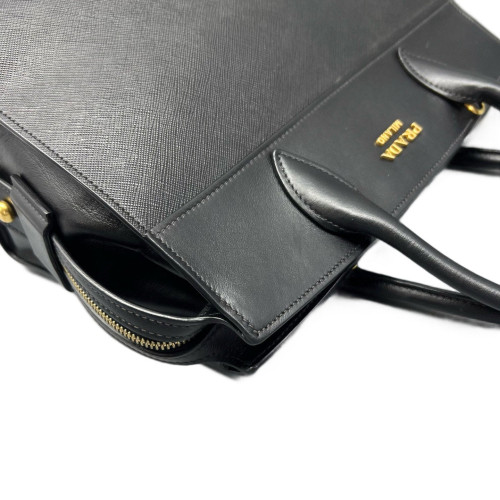 Prada Medium Esplanade Saffiano Calfskin Black