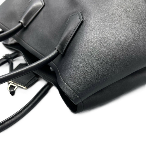 Prada Large Double Bag Calfskin Black