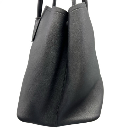 Prada Large Double Bag Calfskin Black