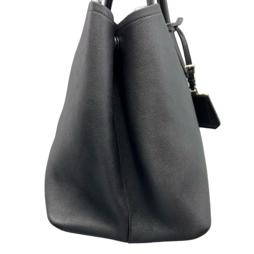 Prada Large Double Bag Calfskin Black