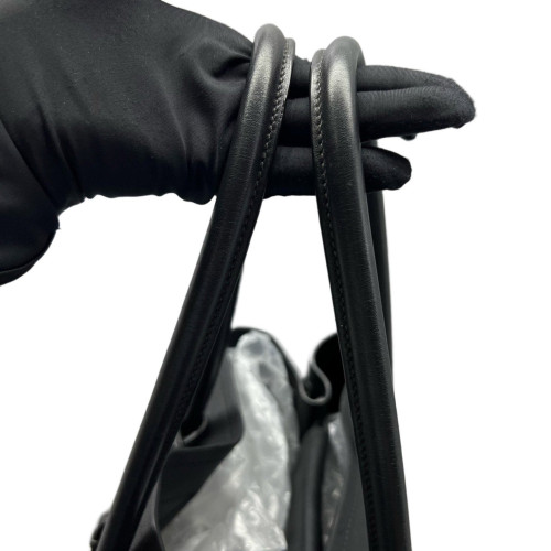 Prada Large Double Bag Calfskin Black