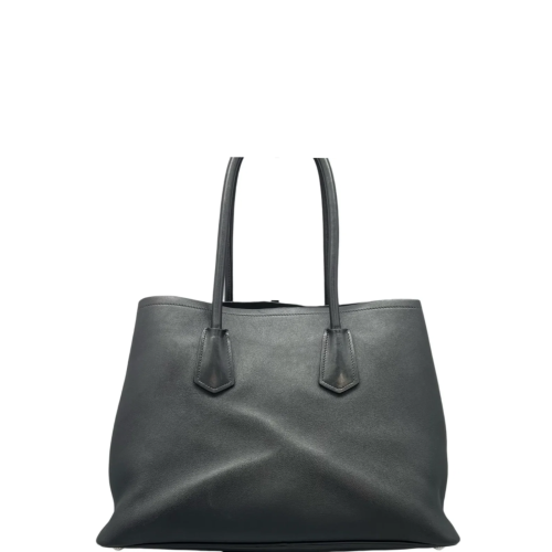 Prada Large Double Bag Calfskin Black