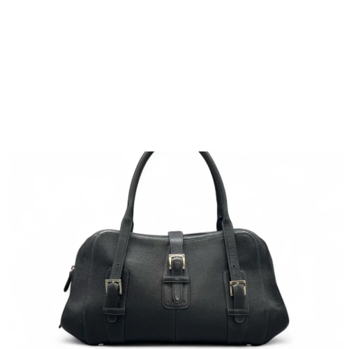 Loewe Senda Handbag Grained Calfskin Black