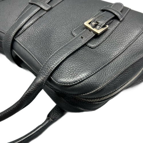 Loewe Senda Handbag Grained Calfskin Black