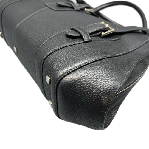 Loewe Senda Handbag Grained Calfskin Black