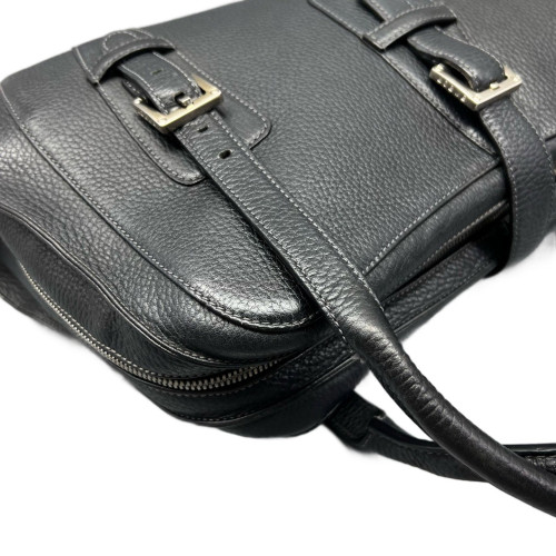 Loewe Senda Handbag Grained Calfskin Black