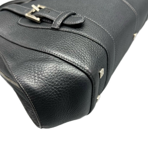 Loewe Senda Handbag Grained Calfskin Black