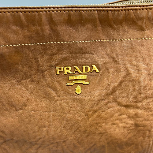 Prada Hobo Calfskin Tan Prada Hobo Calfskin Tan