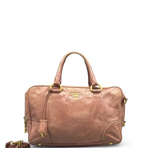 Prada Handbag Calfskin Pink