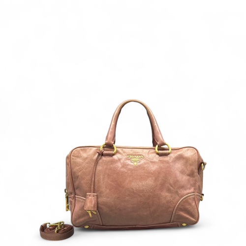 Prada Handbag Calfskin Pink