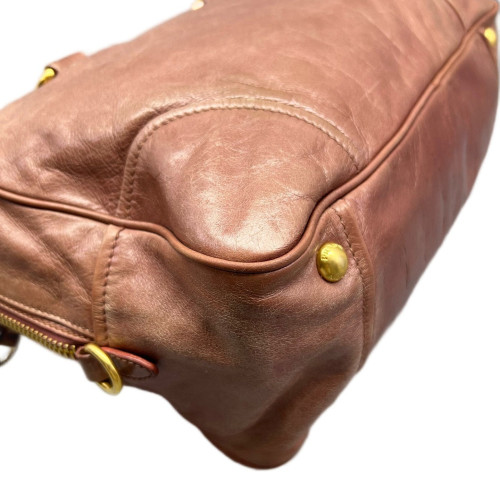 Prada Handbag Calfskin Pink