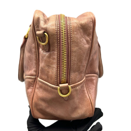 Prada Handbag Calfskin Pink