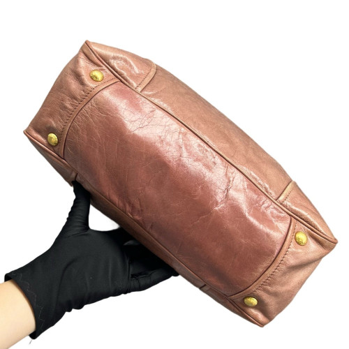 Prada Handbag Calfskin Pink