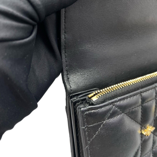 Dior Mini Caro Bag Calfskin Black