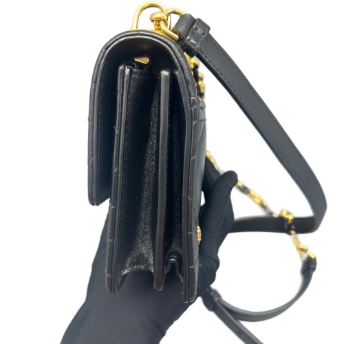 Dior Mini Caro Bag Calfskin Black