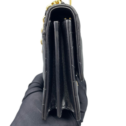 Dior Mini Caro Bag Calfskin Black