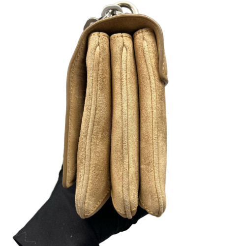 Prada Shoulder Bag Suede Brown Prada Shoulder Bag Suede Brown