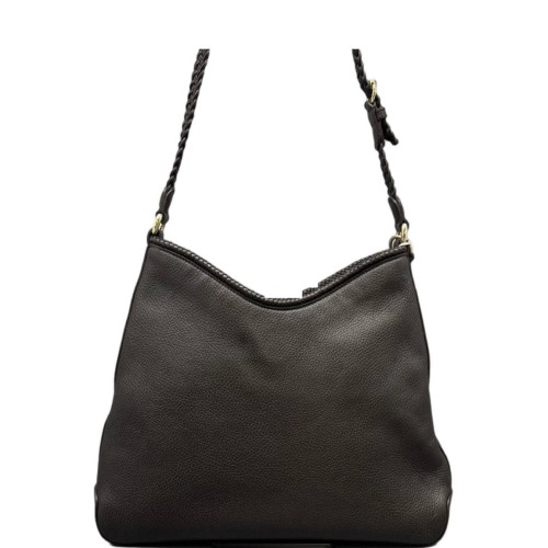 Gucci Hobo Grained Calfskin Dark Brown