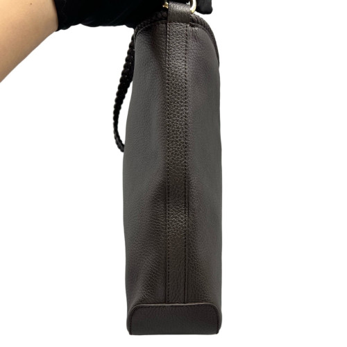 Gucci Hobo Grained Calfskin Dark Brown