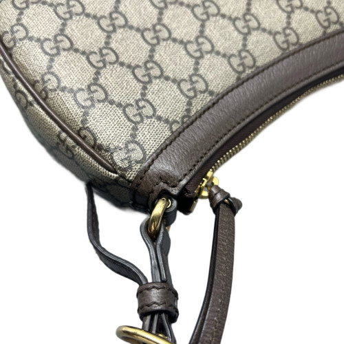 Gucci Hobo GG Monogram Beige Ebony Brown Gucci Hobo GG Monogram Beige Ebony Brown