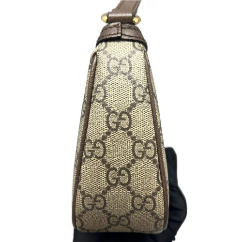 Gucci Hobo GG Monogram Beige Ebony Brown Gucci Hobo GG Monogram Beige Ebony Brown