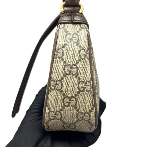 Gucci Hobo GG Monogram Beige Ebony Brown Gucci Hobo GG Monogram Beige Ebony Brown