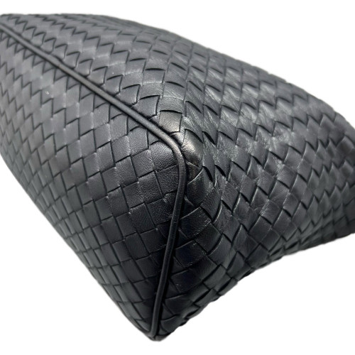 Bottega Veneta Shoulder Bag Lambskin Intrecciato Nappa Black