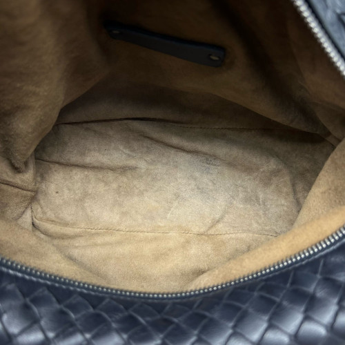 Bottega Veneta Shoulder Bag Lambskin Intrecciato Nappa Black