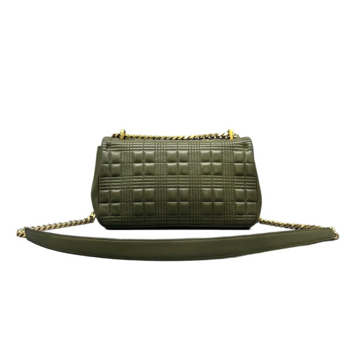 Burberry Small Lola Crossbody Bag Calfskin Green