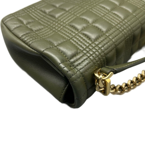 Burberry Small Lola Crossbody Bag Calfskin Green