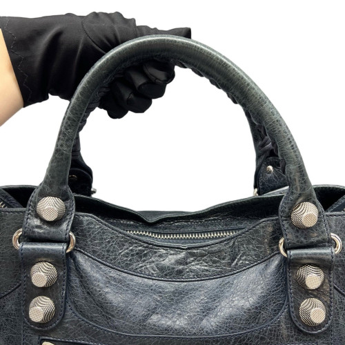 Balenciaga Medium City Arena Lambskin Charcoal
