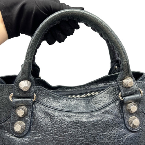 Balenciaga Medium City Arena Lambskin Charcoal