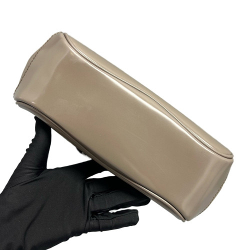 Gucci Bamboo Mini Lady Lock Bamboo Top Handle Bag Smooth Calfskin Grey Gucci Bamboo Mini Lady Lock Bamboo Top Handle Bag Smooth Calfskin Grey