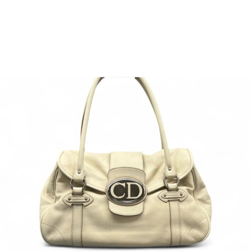 Dior Shoulder Bag Calfskin White