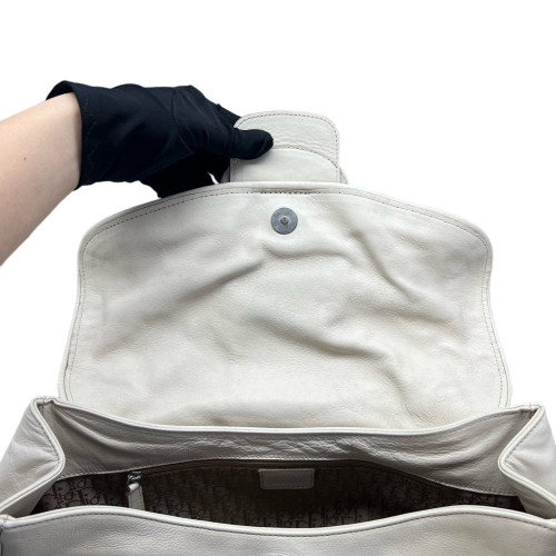Dior Shoulder Bag Calfskin White
