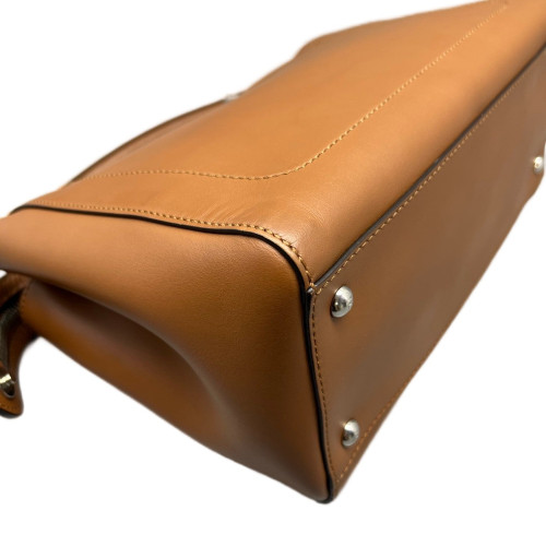 Fendi Dotcom Shoulder Bag Smooth Calfskin Tan Pink Fendi Dotcom Shoulder Bag Smooth Calfskin Tan Pink