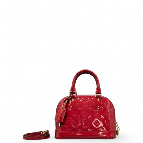 Louis Vuitton Alma BB Vernis Red